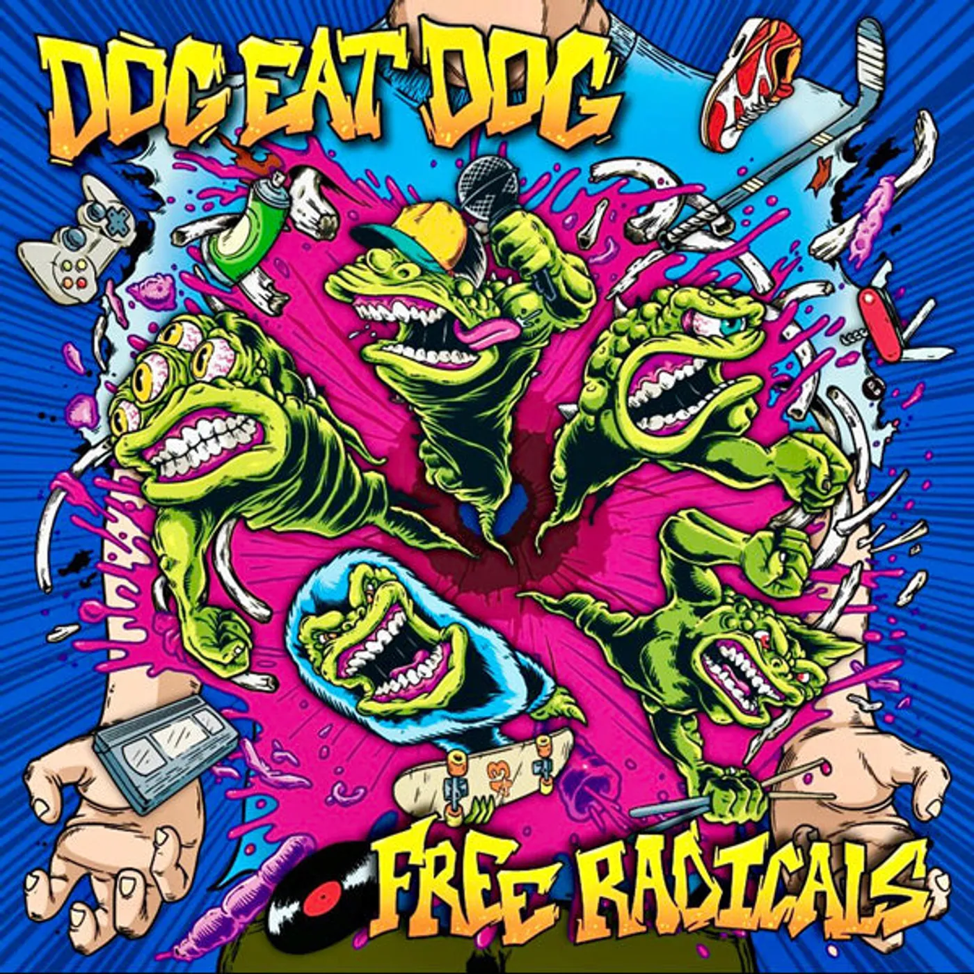 Dog Eat Dog LP - Free Radicals (Ltd. Lp/Green/Glow In The Dark) (Vinyl)