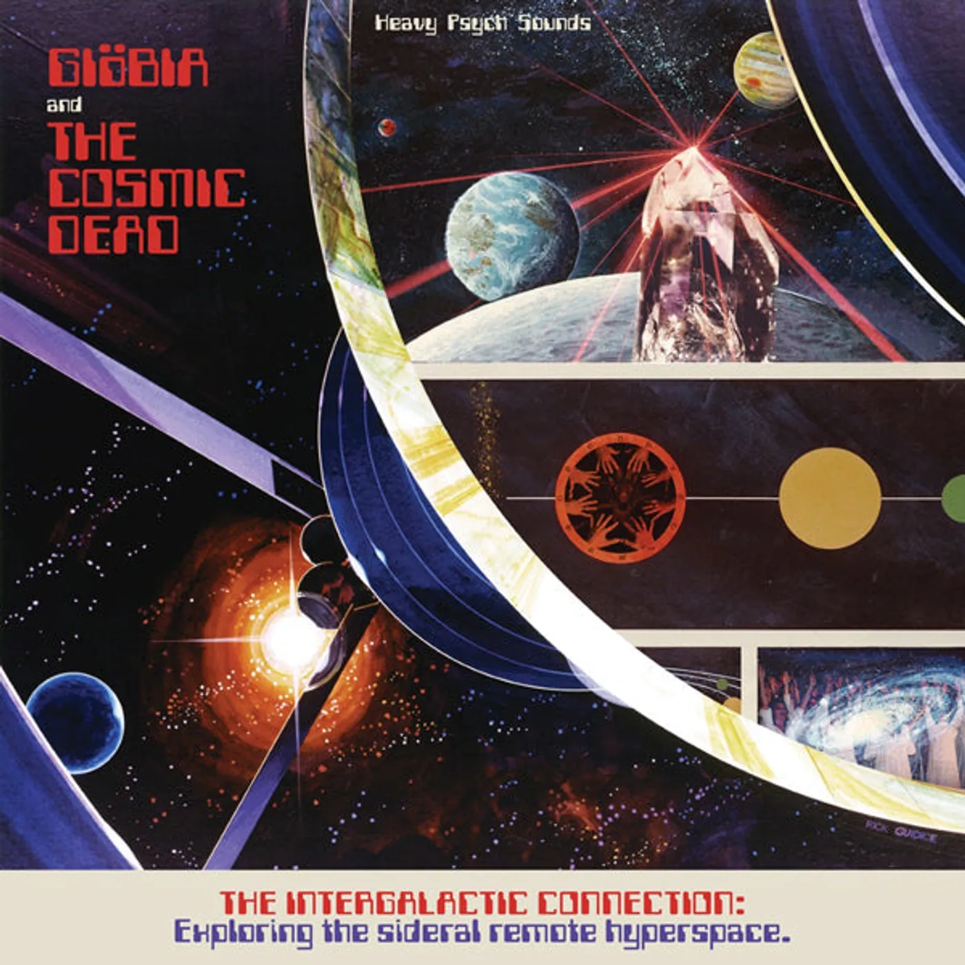  Giöbia / The Cosmic Dead LP - The Intergalactic Connection – Exploring The Sideral Remote Hyperspace (Coloured Vinyl)