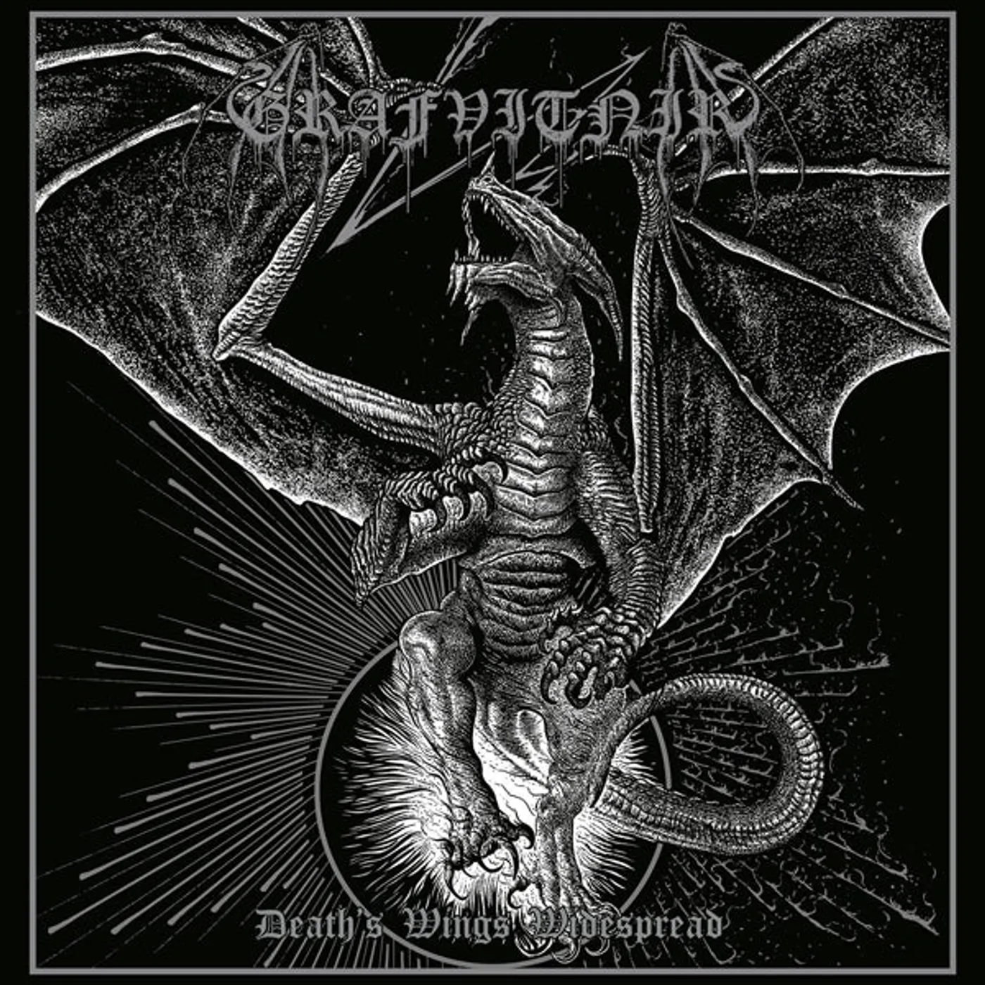 Grafvitnir LP - Death'S Wings Widespread(Red+Black Smoke Vinyl)