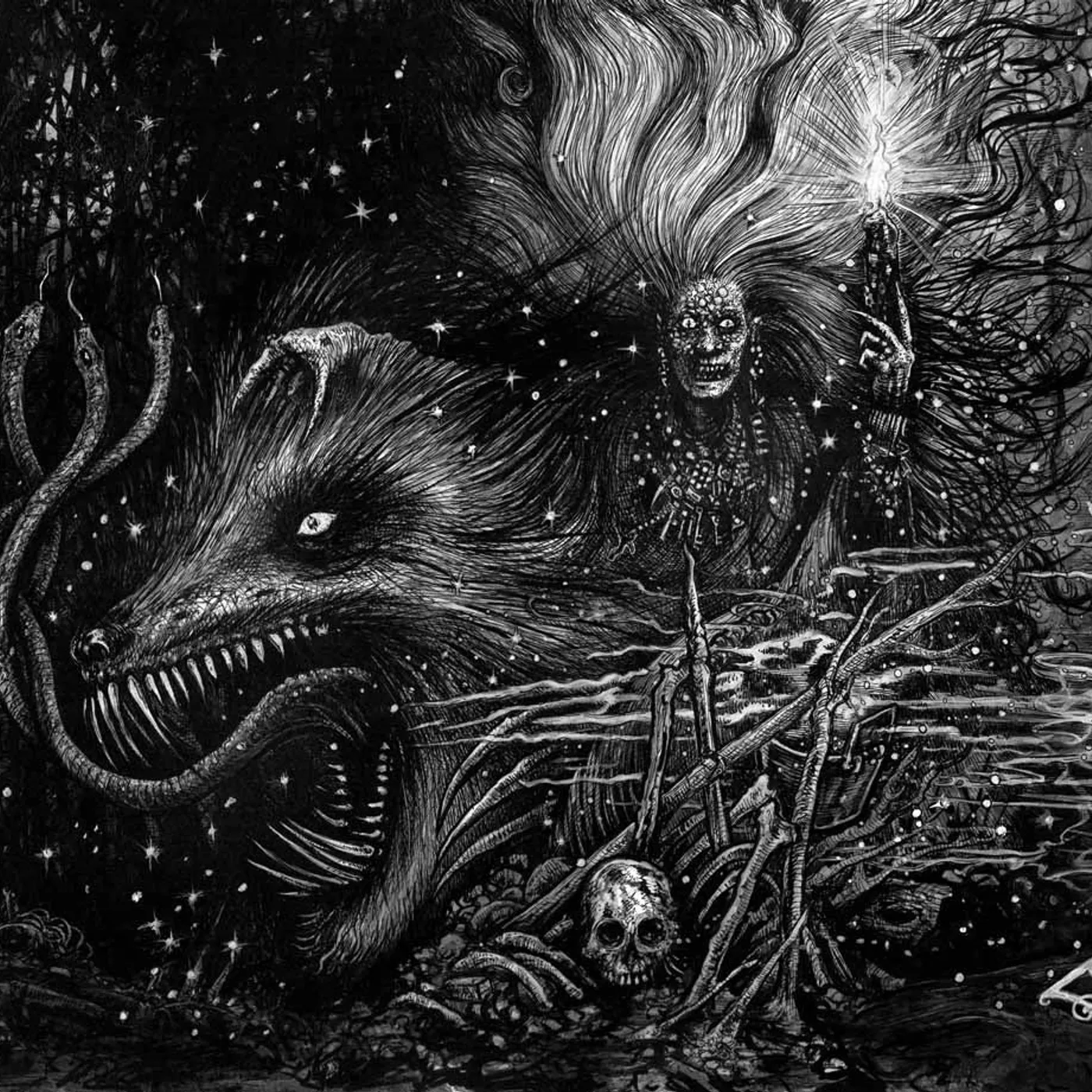 Grafvitnir LP - Obeisance To A Wtch Moon (Vinyl)
