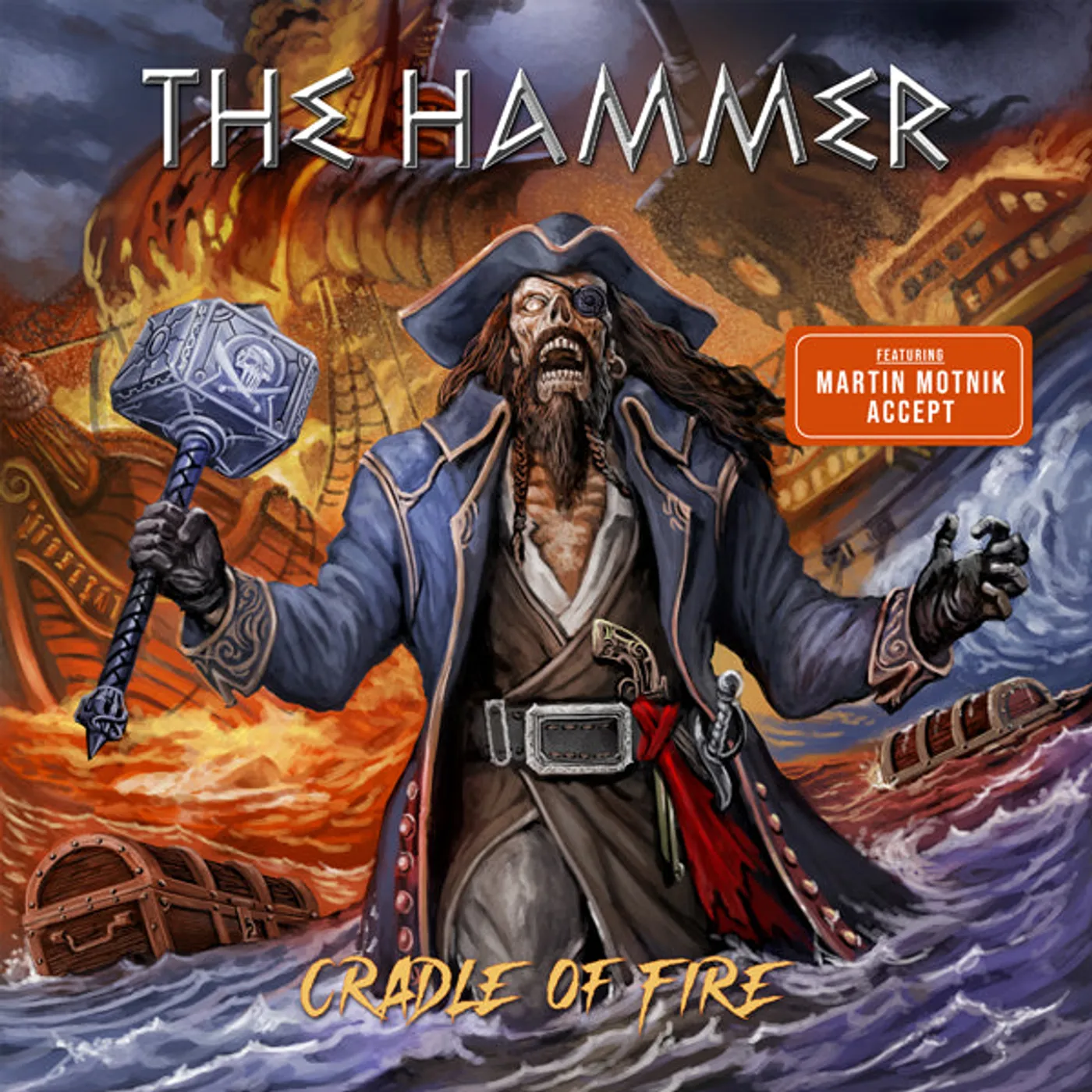 The Hammer LP - Cradle Of Fire (Blue Vinyl)