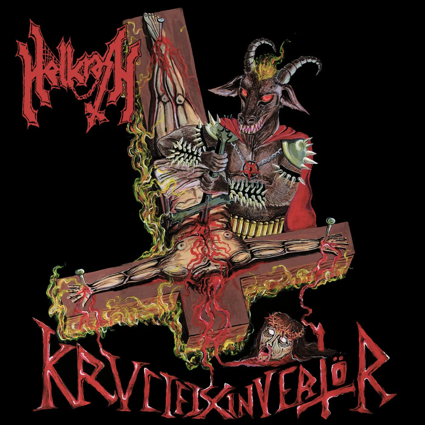 Hellcrash LP - Krvcifix Invertör (Vinyl)