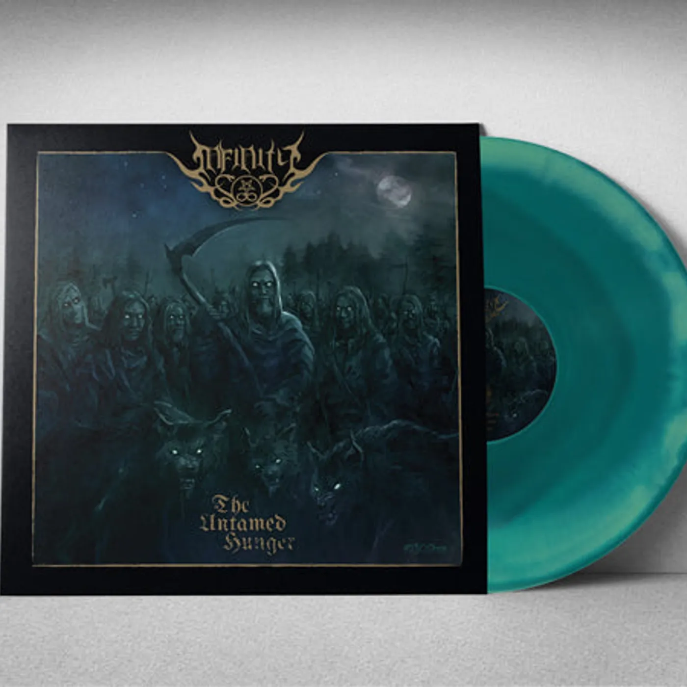 Infinity LP - The Untamed Hunger (Opaque Mint / Transparent Sea Blue Swirl Vinyl +16 Page Cd Booklet & A2 Poster)