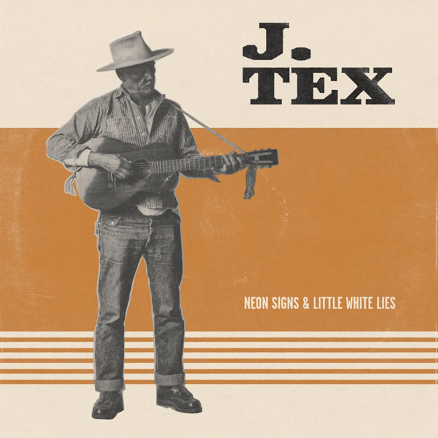 J.Tex LP - Neon Signs & Little White Lies (Orange Vinyl)