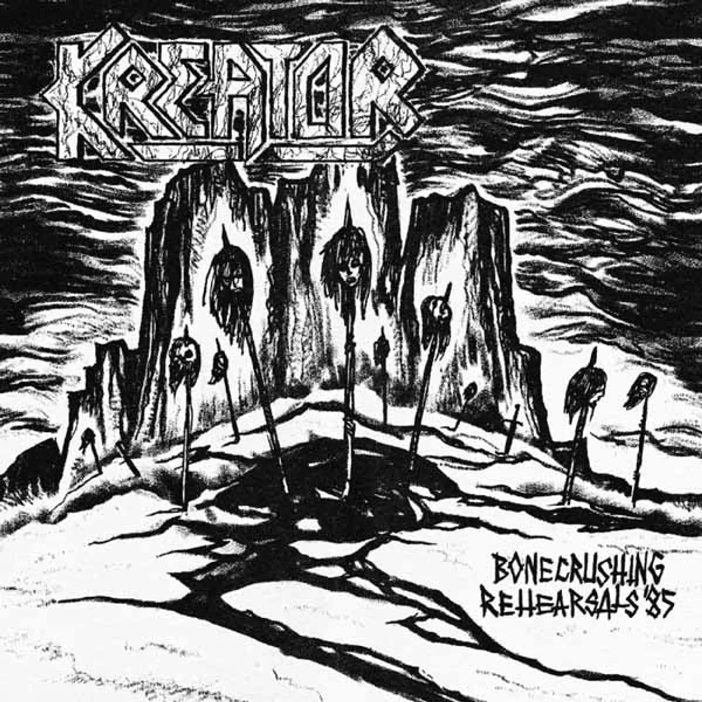 Kreator LP - Bonecrushing Rehearsals 1985 (Trans Ultra Clear Vinyl)