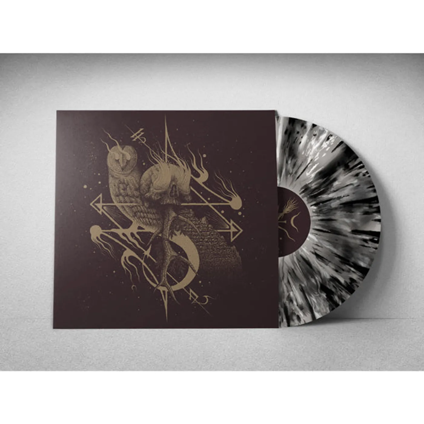 Liber Null LP - For Whom Is The Night (Clear + Black/White Splatter Vinyl)