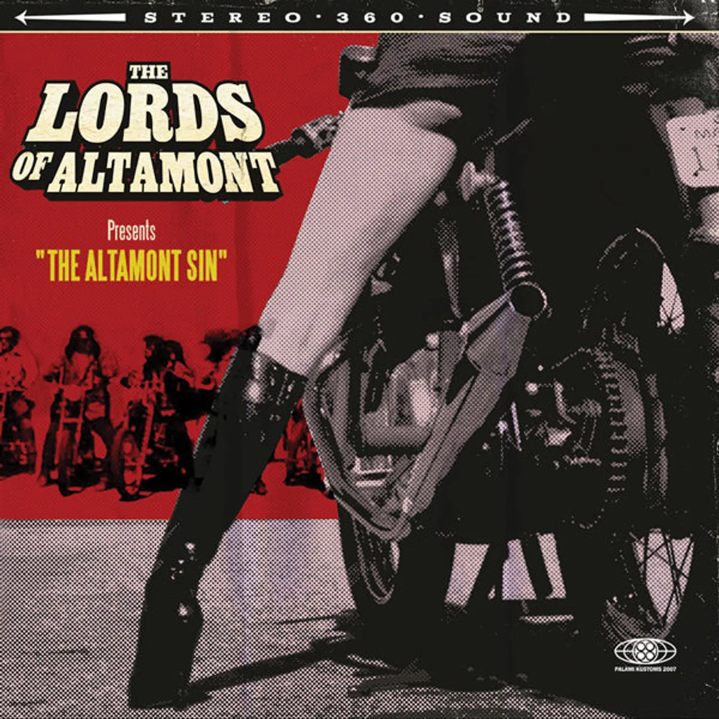 The Lords Of Altamont LP - The Altamont Sin (Tye Die Orange/White/Yellow Vinyl)