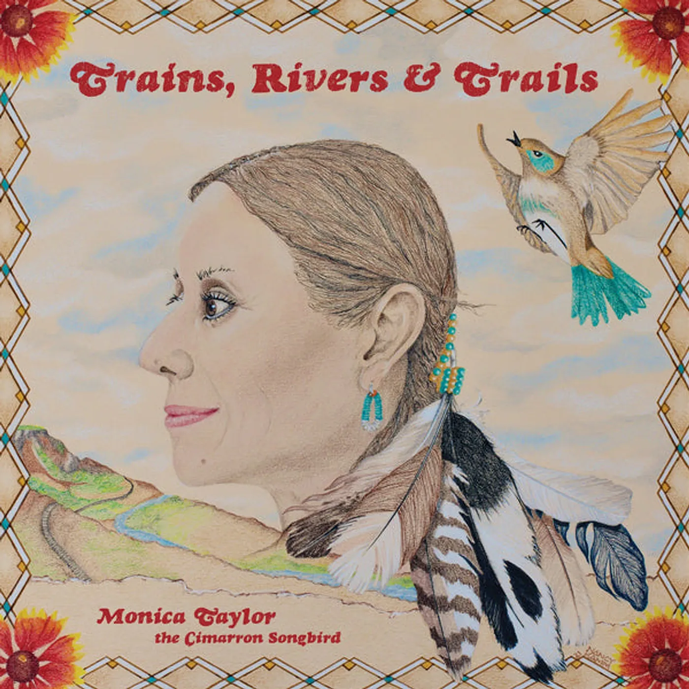 Monica Taylor LP - Trains, Rivers & Traits (Vinyl)