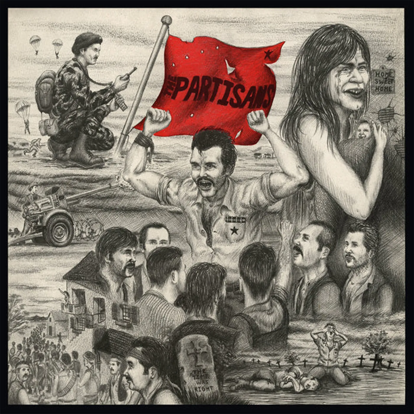 The Partisans LP - The Time Was Right (Red Vinyl)