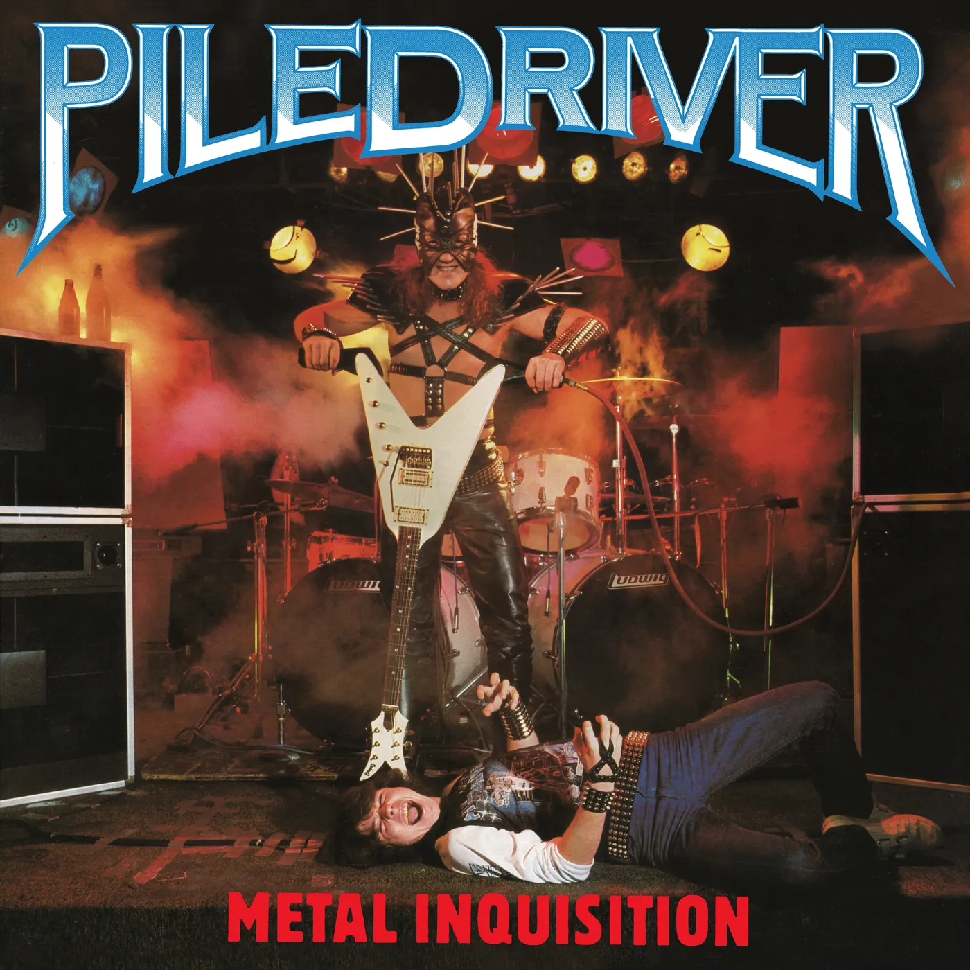 Piledriver LP - Metal Inquisition (Aqua Blue / Orange Galaxy) (Vinyl)