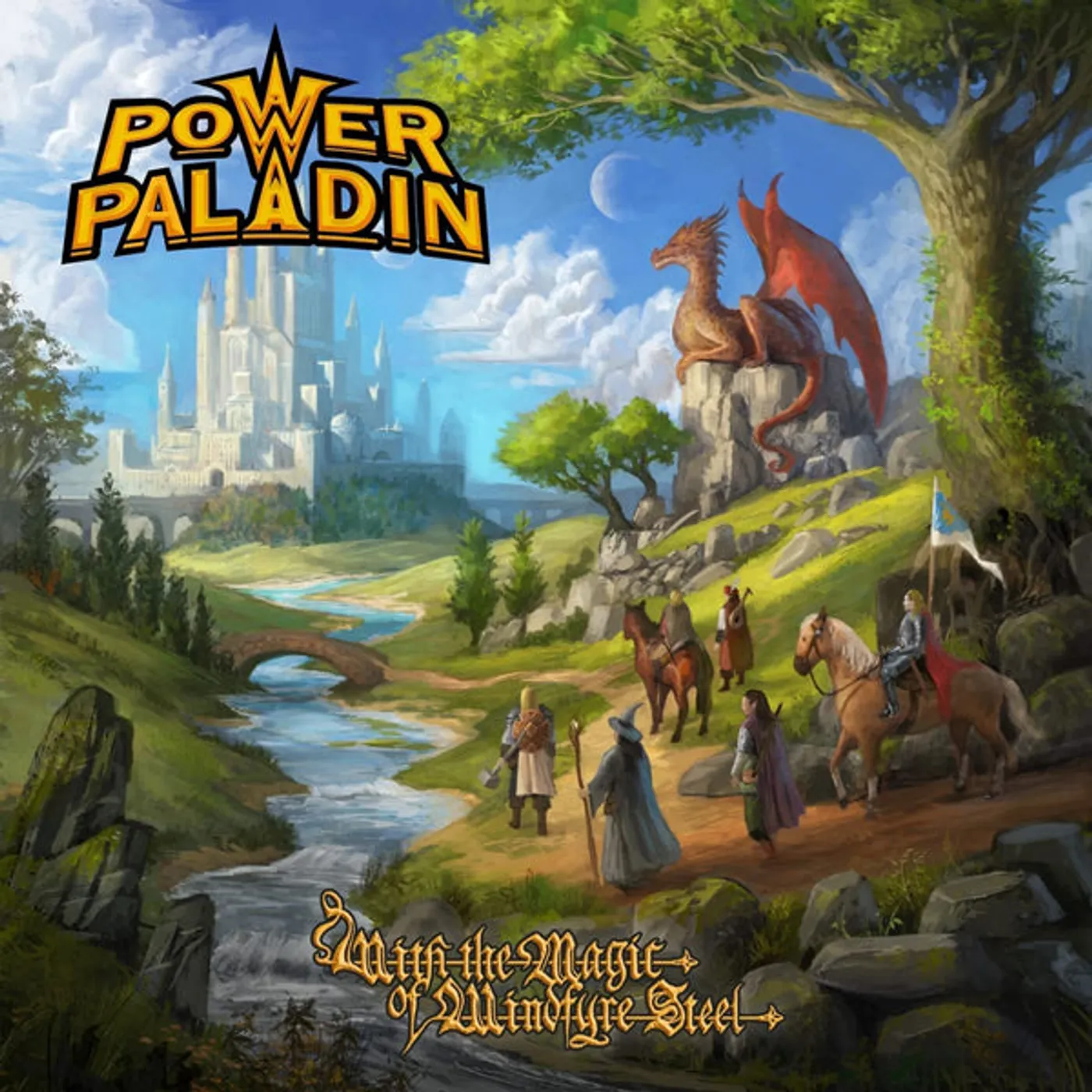 Power Paladin LP - With The Magic Of Windfyre Steel (Red/White Marble Vinyl)