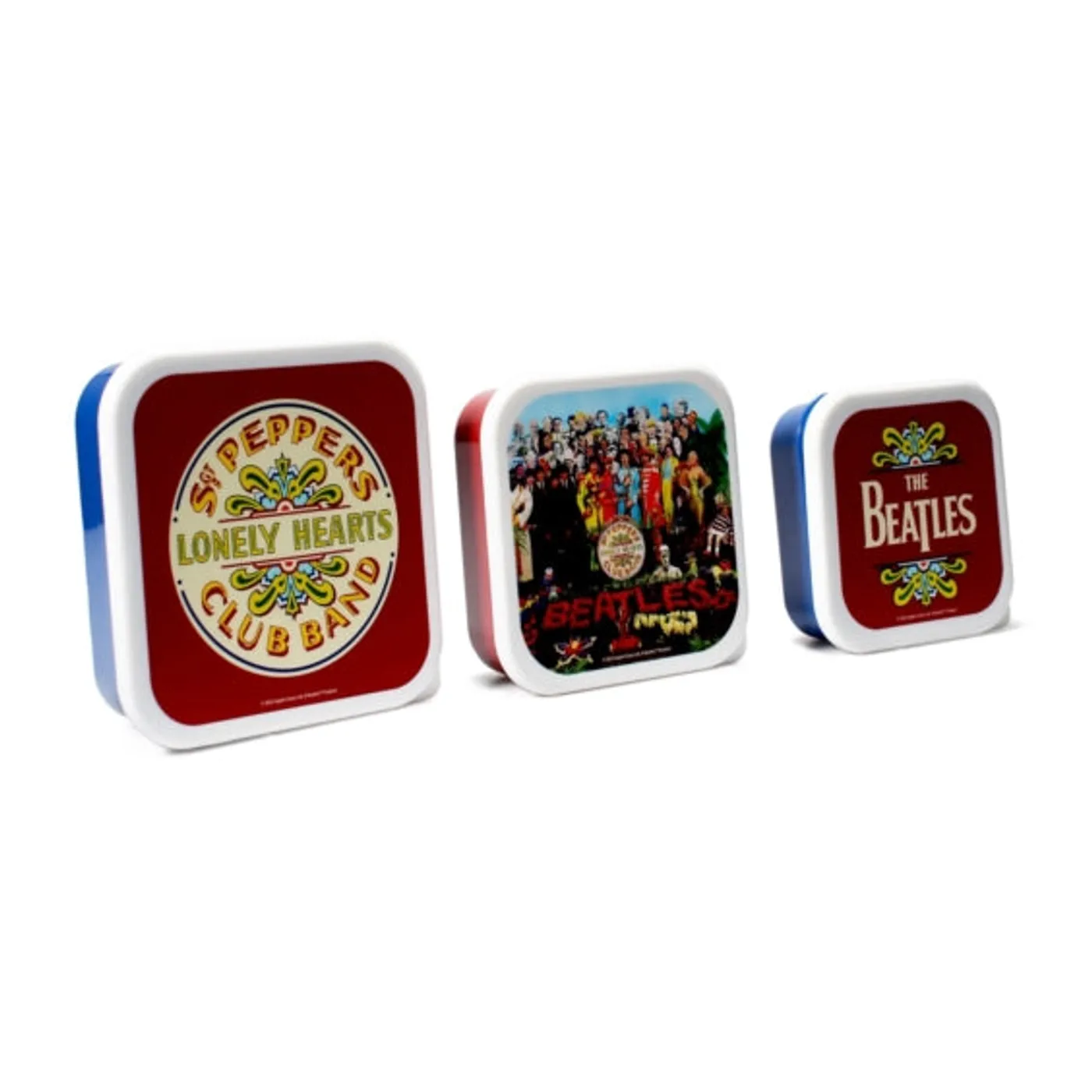 The Beatles Lunch Box - Snack Boxes Set of 3 - (Sgt. Pepper)