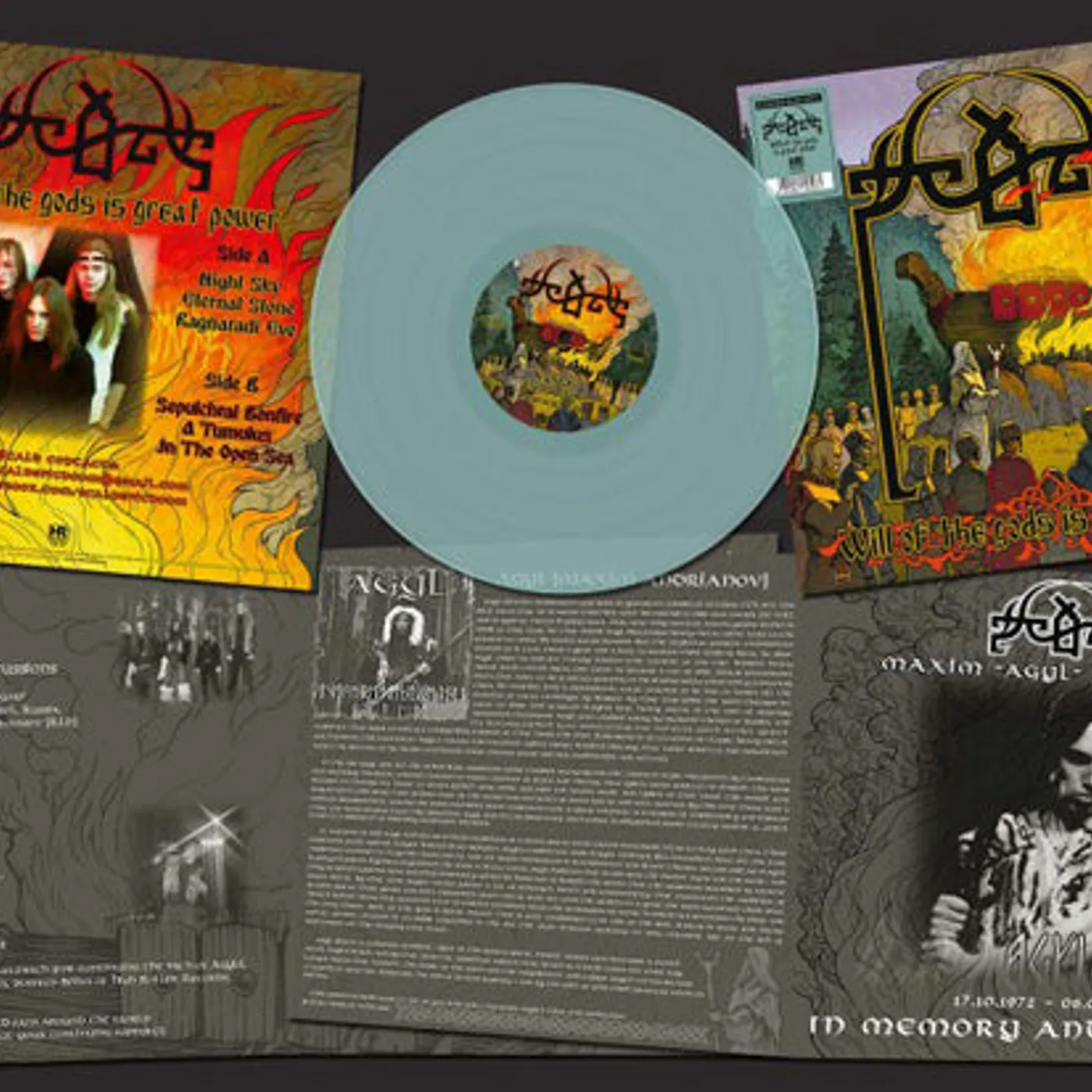 Scald LP - Will Of The Gods Is Great Power (Blue Vinyl)