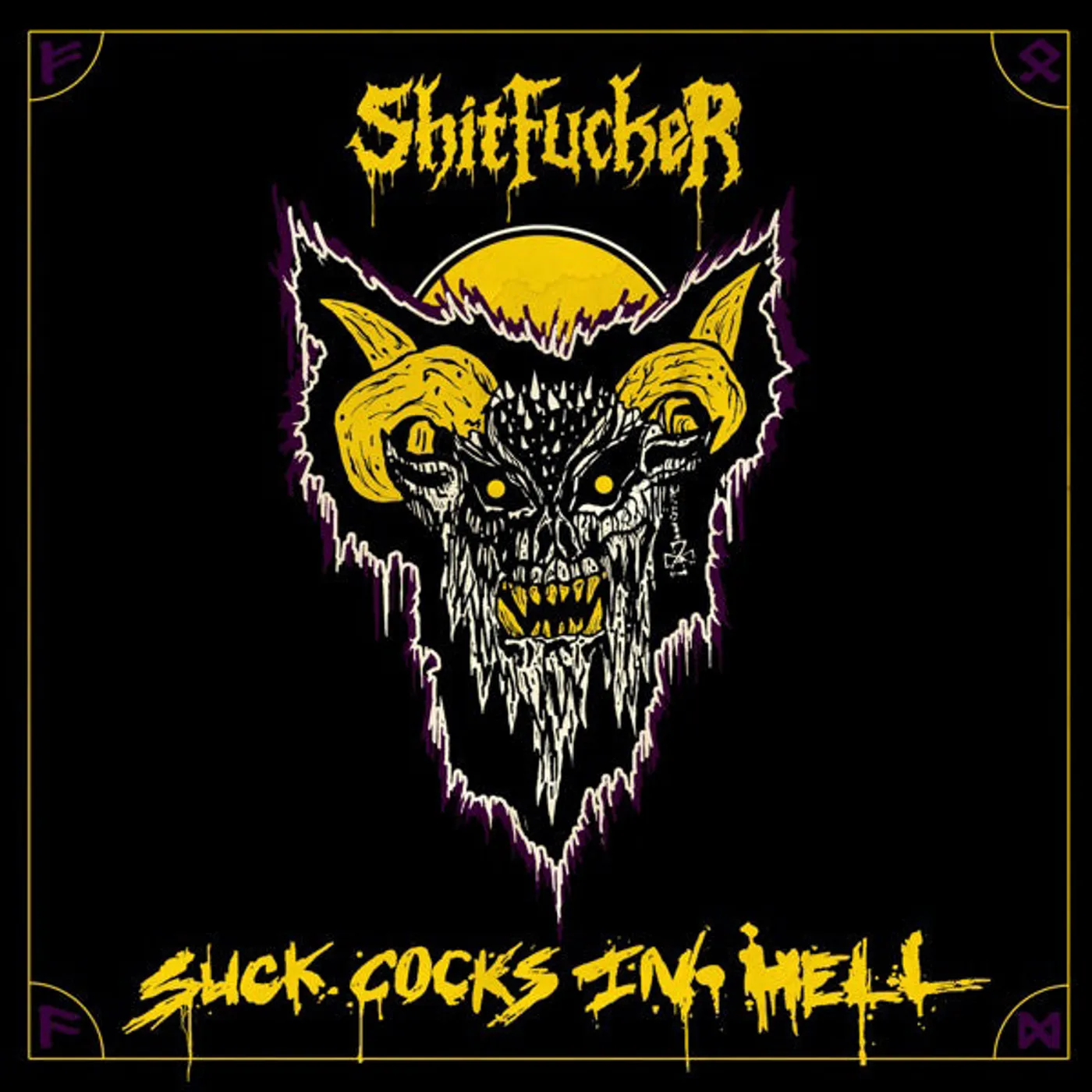 Shitfucker LP - Suck Cocks In Hell (Purple Vinyl)