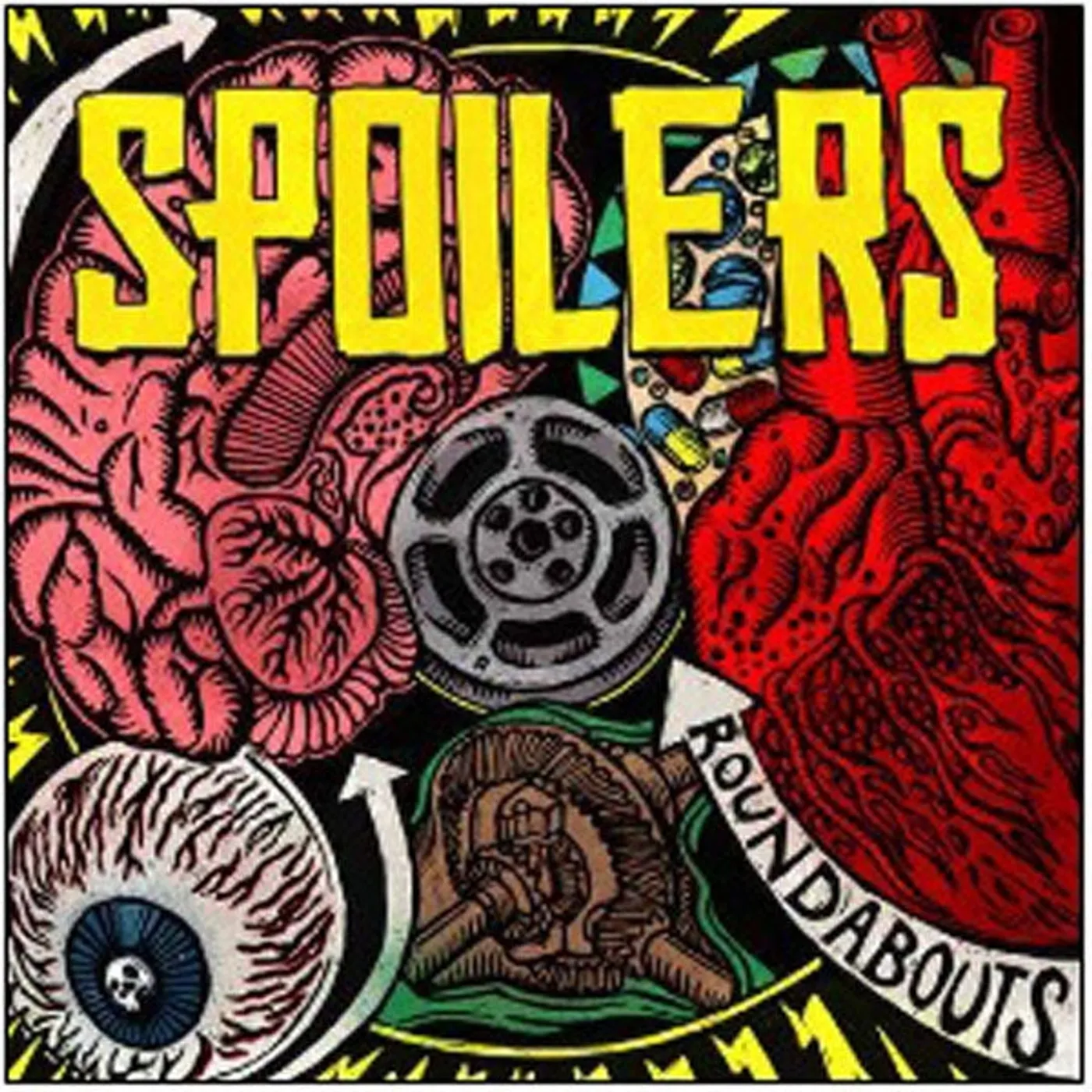 Spoilers LP - Roundabouts (Yellow/Black Vinyl)