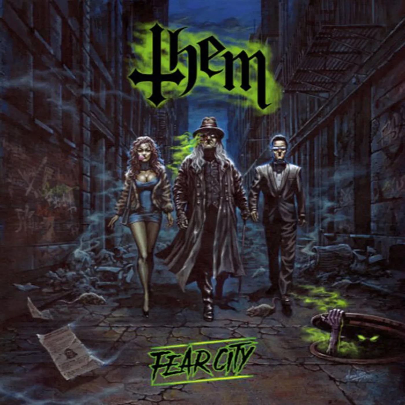 Them LP - Fear City (Green/Black Vinyl)