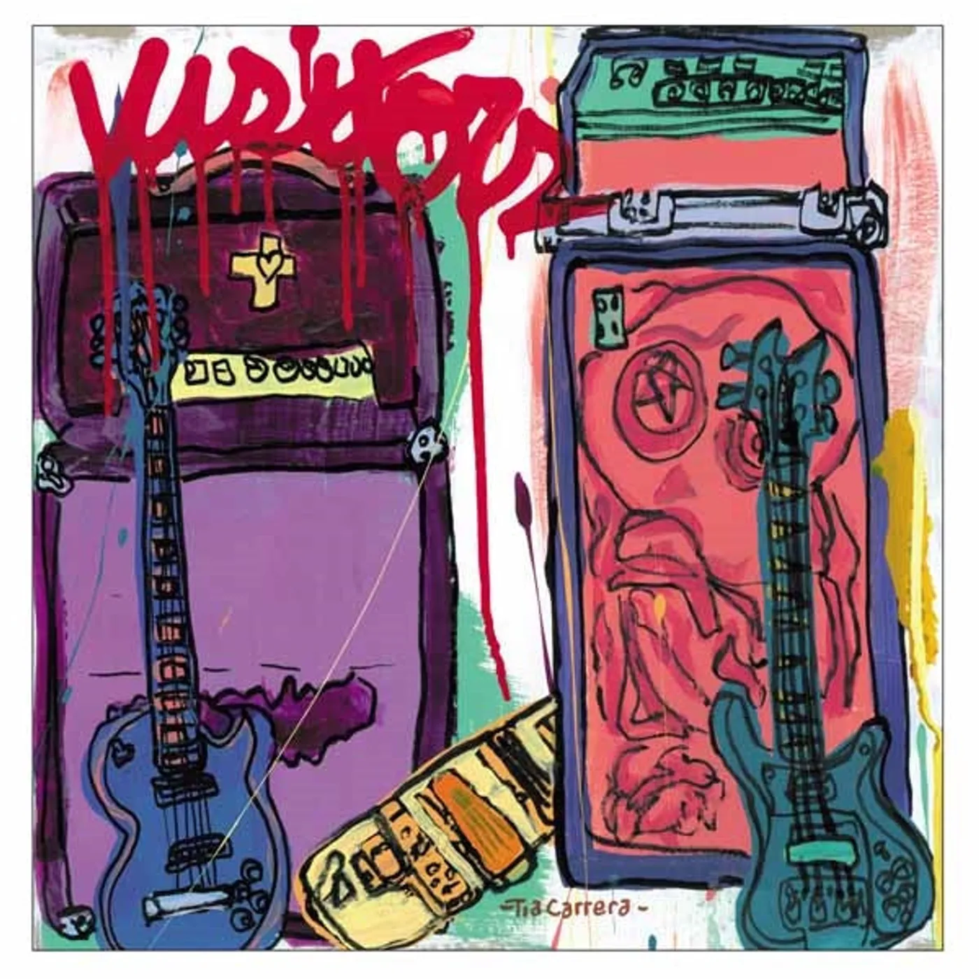 Tia Carrera LP - Visitors/Early Purple (Vinyl)