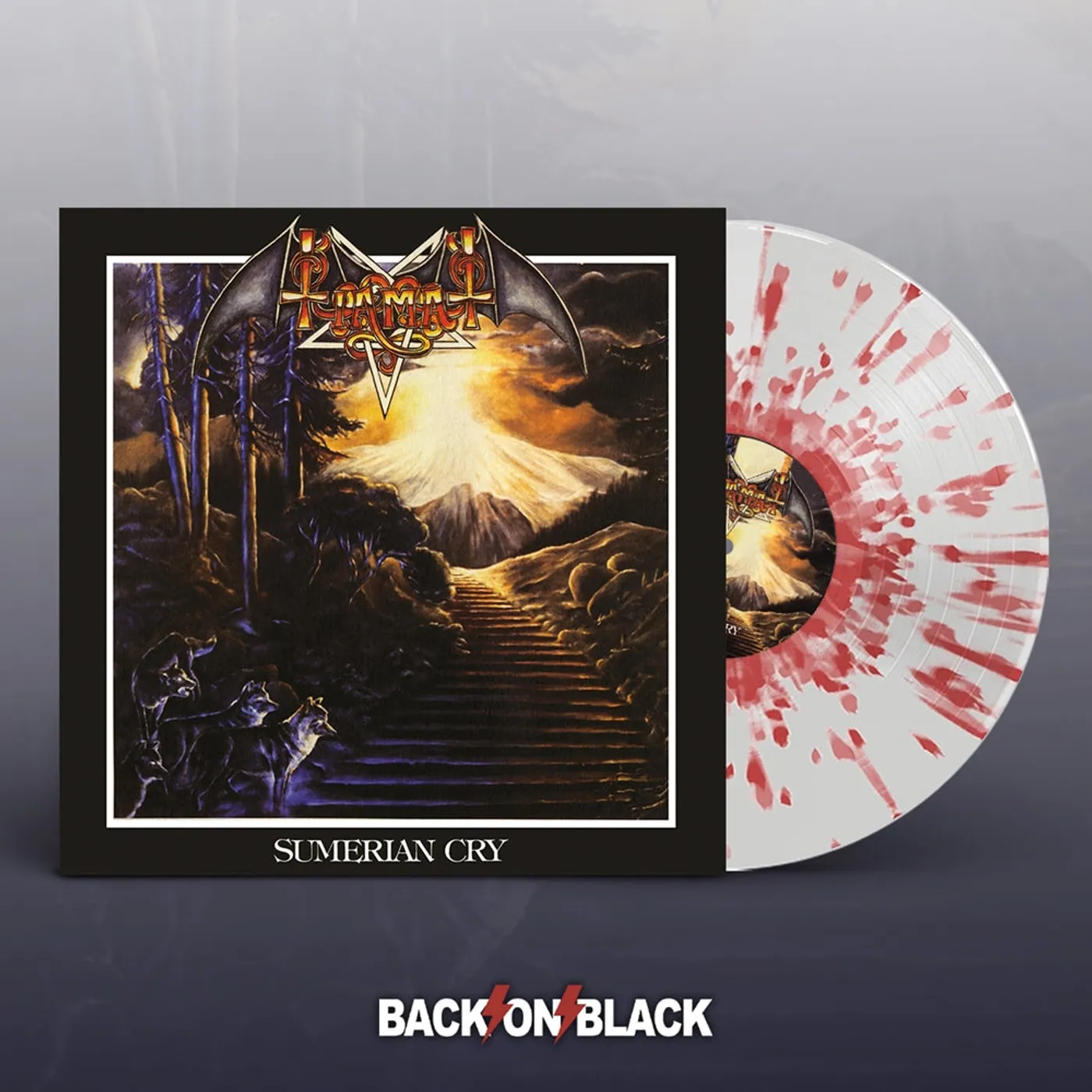 Tiamat LP - Sumerian Cry (Clear W/ Red Splatter Vinyl)
