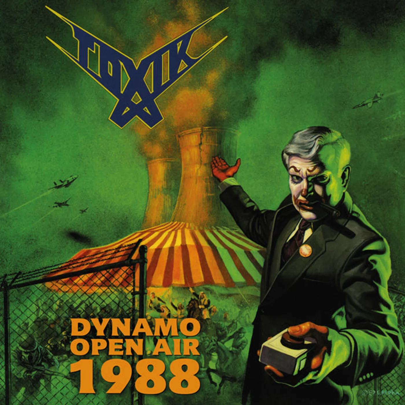 Toxik LP - Dynamo Open Air 1988 (Red W/ Black Splatter Vinyl)