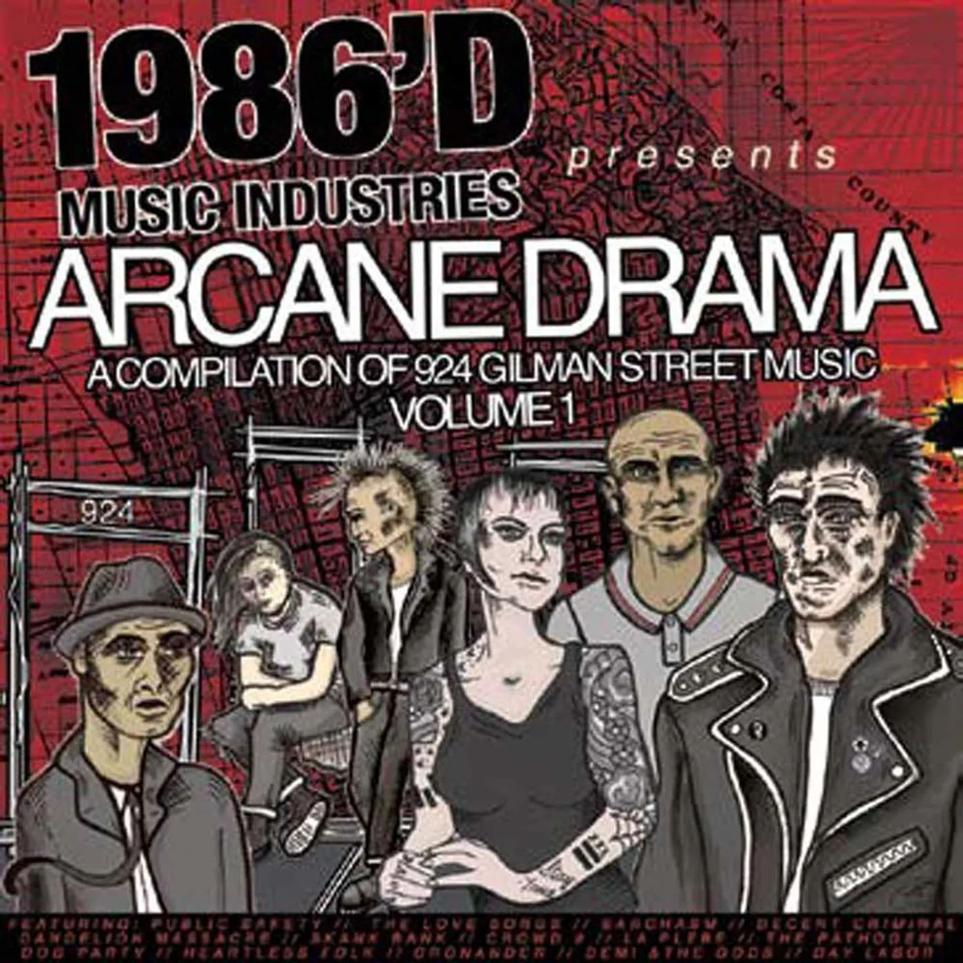 Various Artists LP - Arcane Drama: A Compilation Of 924 Gilman Music, Volume 1 (Vinyl)