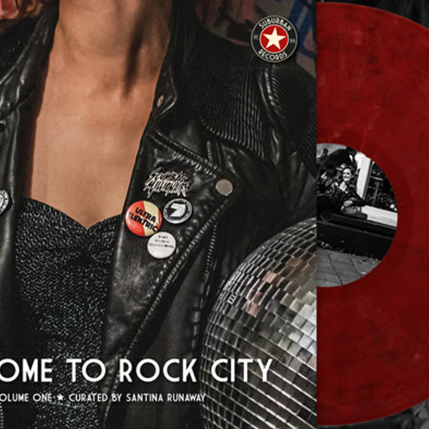 Various Artists LP - Welcome To Rock City - A Suburban Records Compilation (Coloured Vinyl)