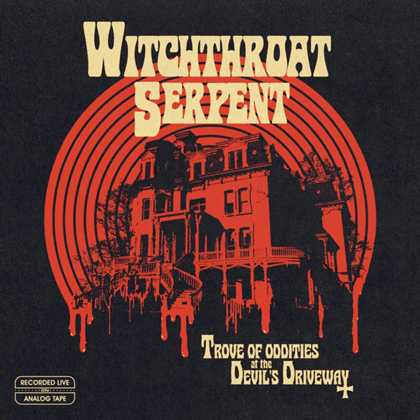 Witchthroat Serpent LP - Trove Of Oddities At The Devil'S Driveway (Transparent With Red Swirl And Black Splatter) (Vinyl)