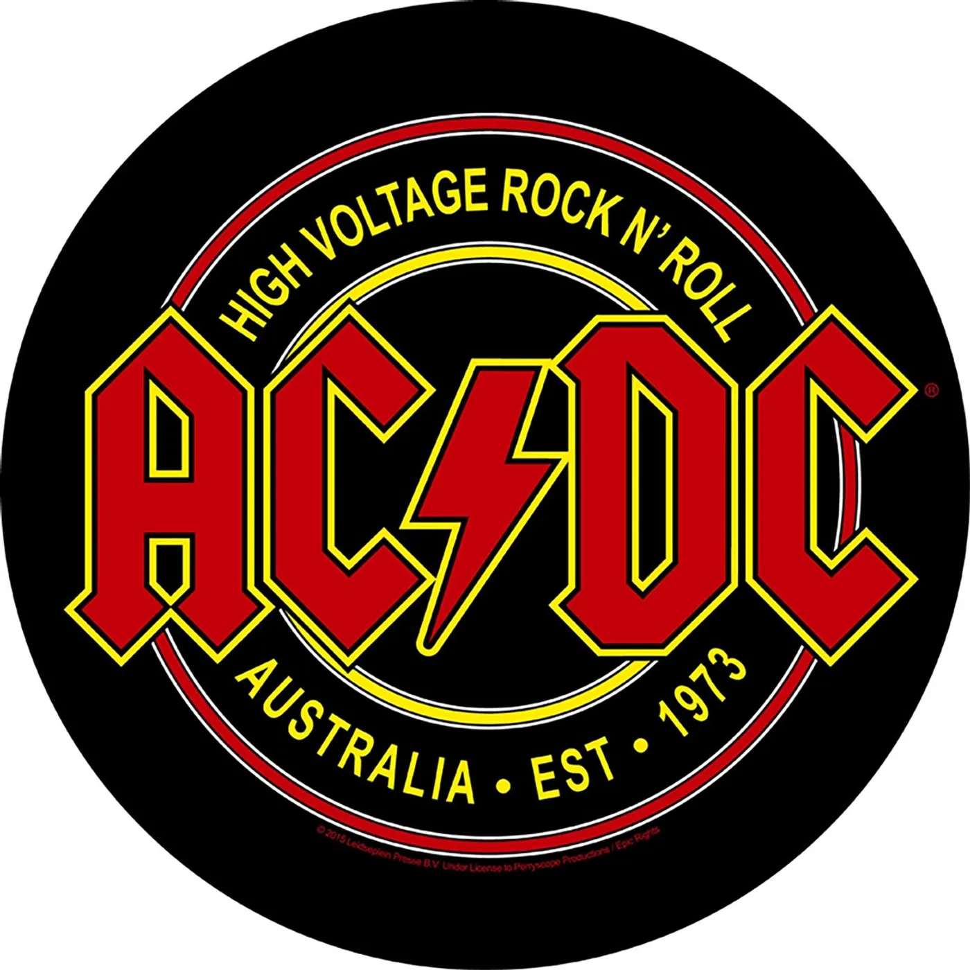 AC/DC Back Patch - High Voltage Rock N Roll (Backpatch)
