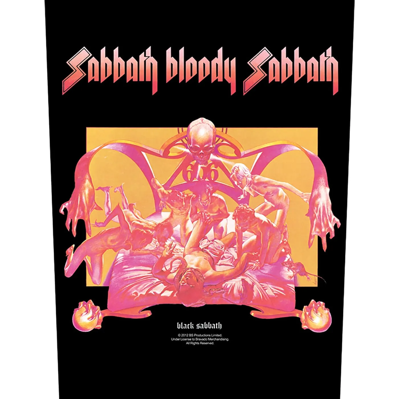 Black Sabbath Back Patch - Sabbath Bloody Sabbath (Backpatch)