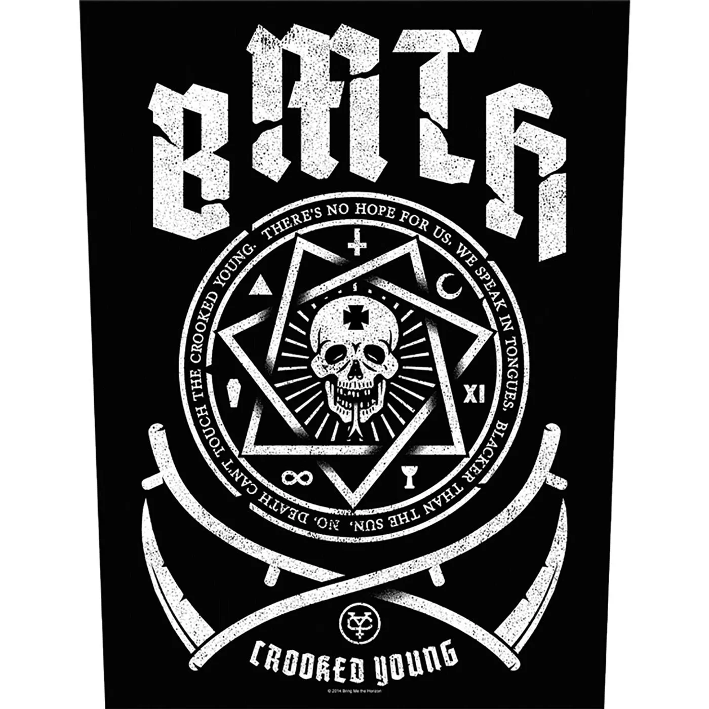 Bring Me The Horizon Back Patch - Crooked Young (Backpatch)