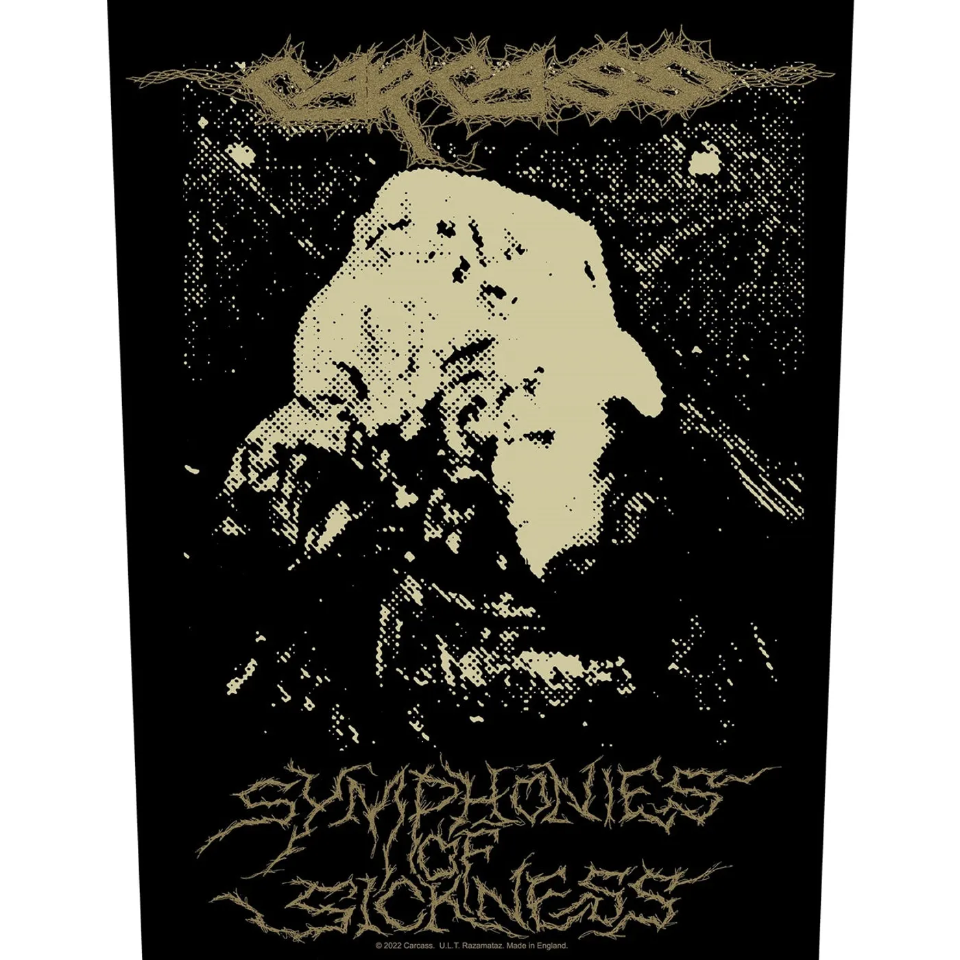 Carcass Back Patch - Symphonies Of Sickness (Backpatch)
