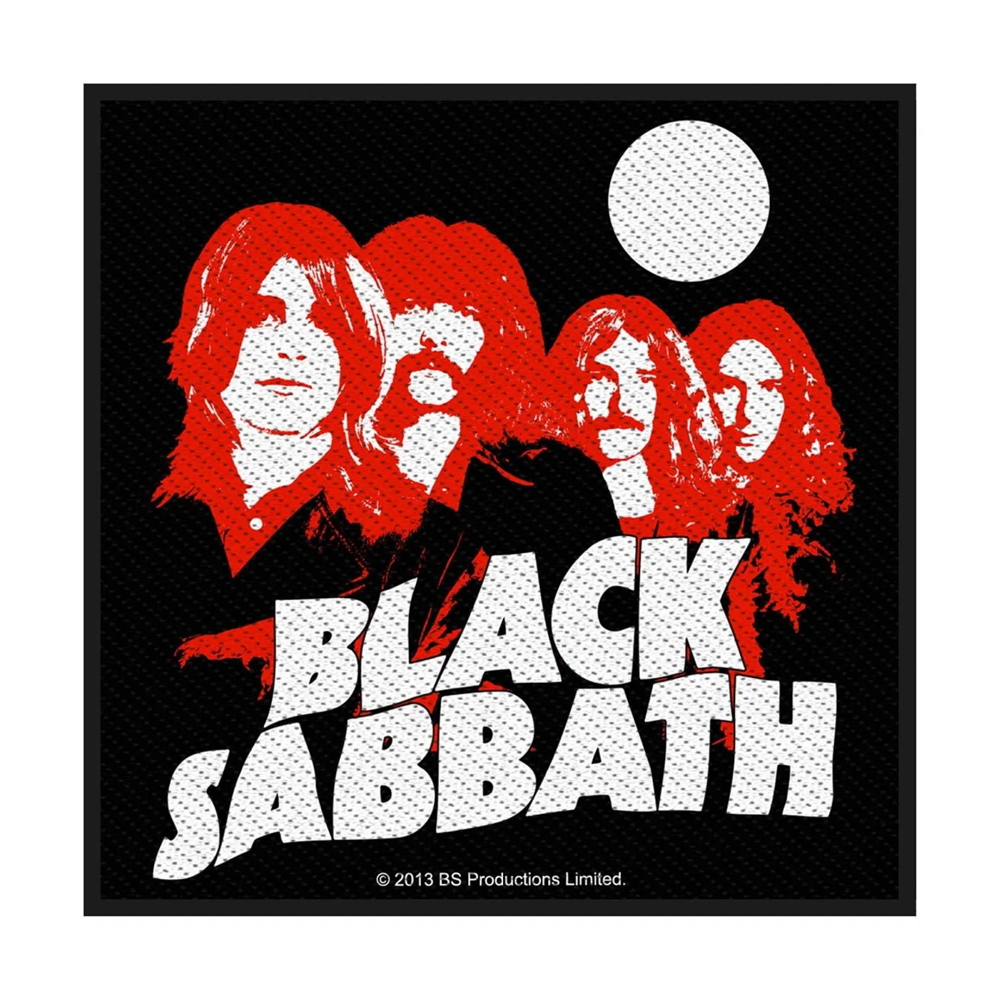 Black Sabbath Sew-On Patch - Red Portraits (Packaged)