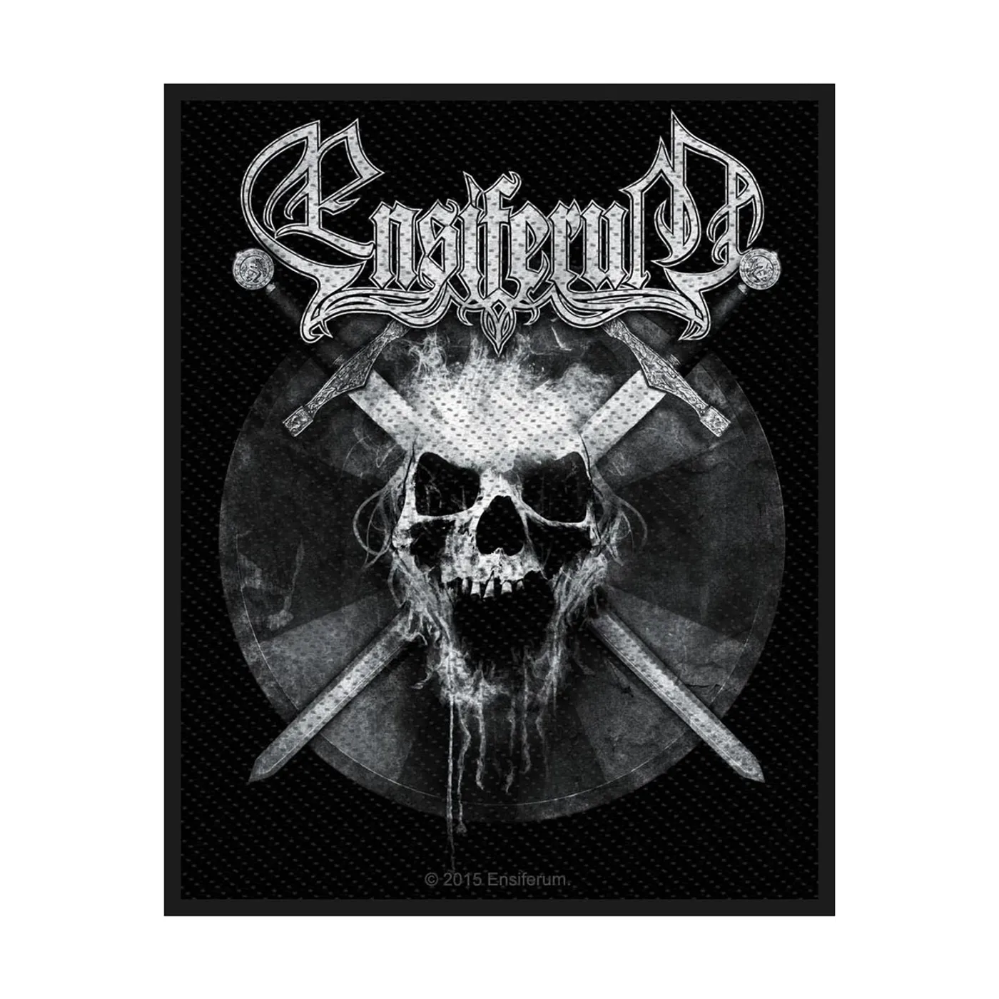 Ensiferum Sew-On Patch - Skull