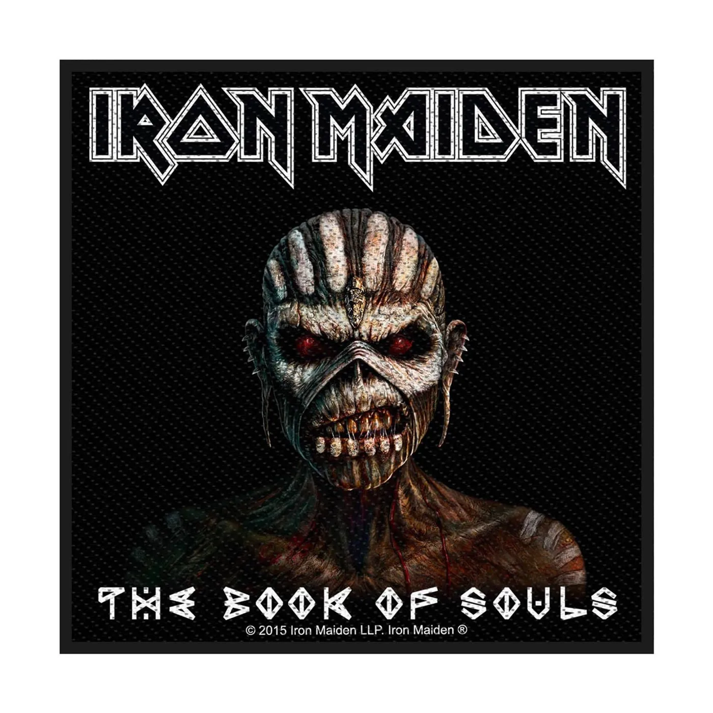 Iron Maiden Sew-On Patch - The Book Of Souls (Packaged)