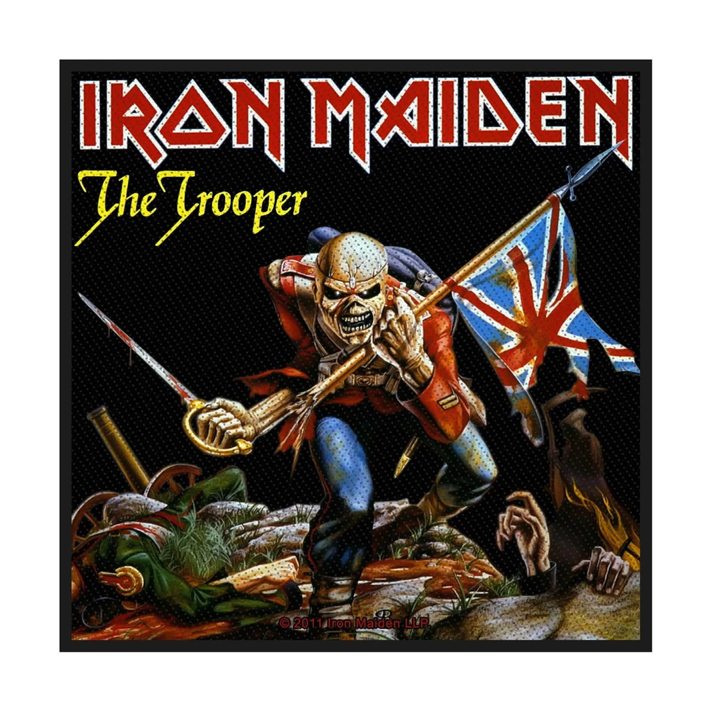 Iron Maiden Sew-On Patch - The Trooper (Packaged)