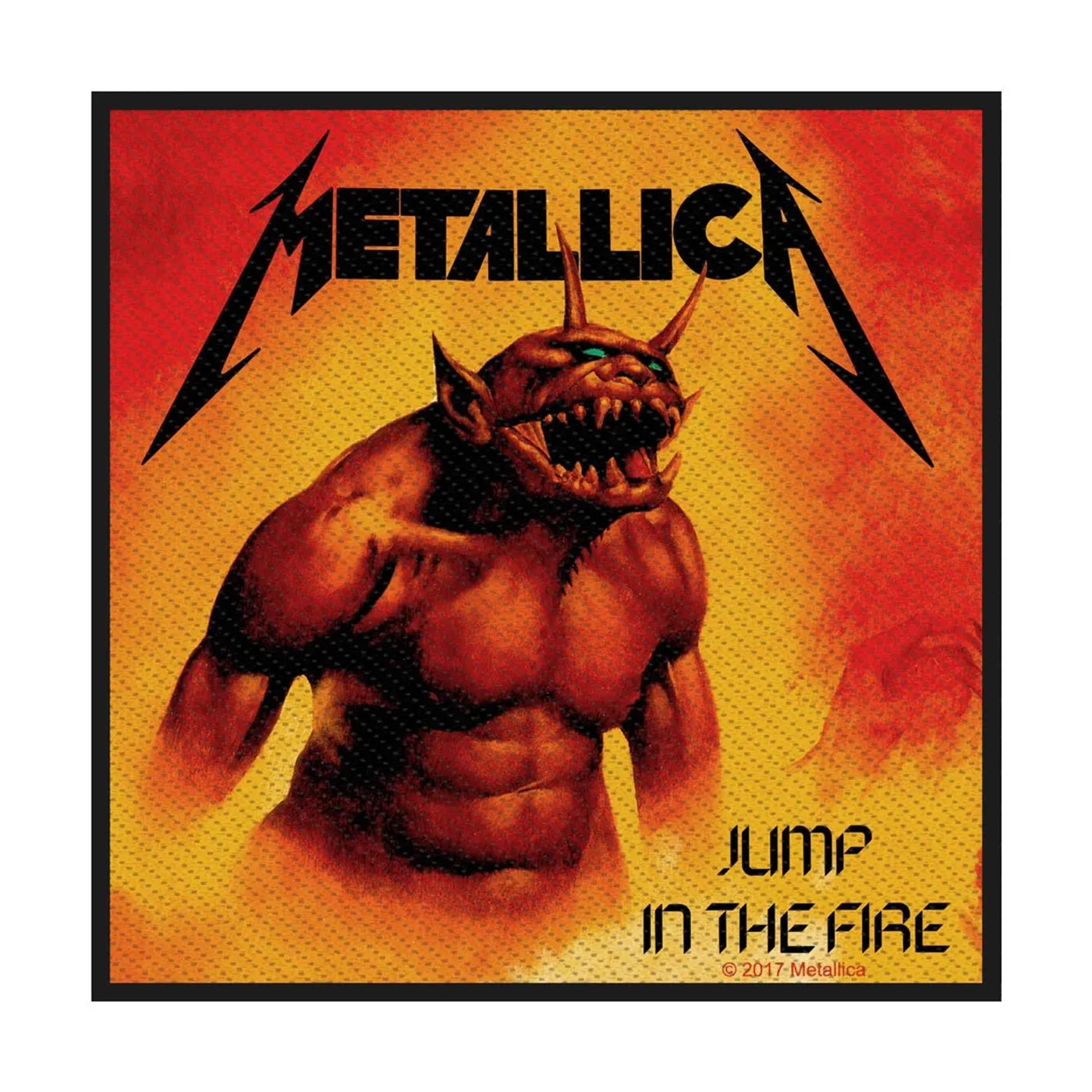 Metallica Sew-On Patch - Jump In The Fire