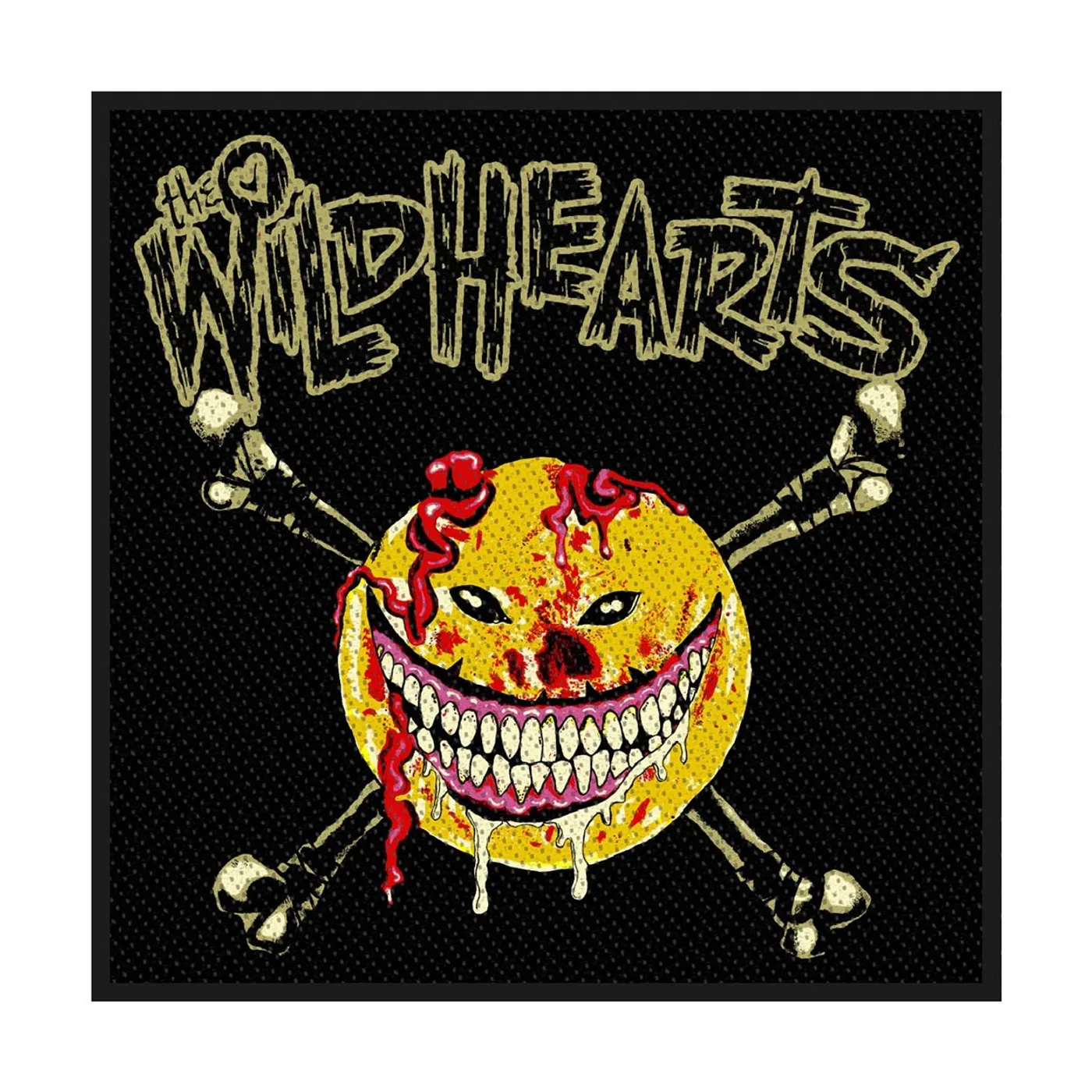  Wildhearts Sew-On Patch - Smiley Face (Patch)