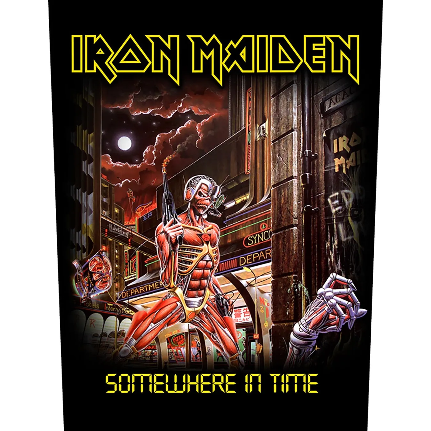 Iron Maiden Back Patch - Somewhere In Time (Backpatch)