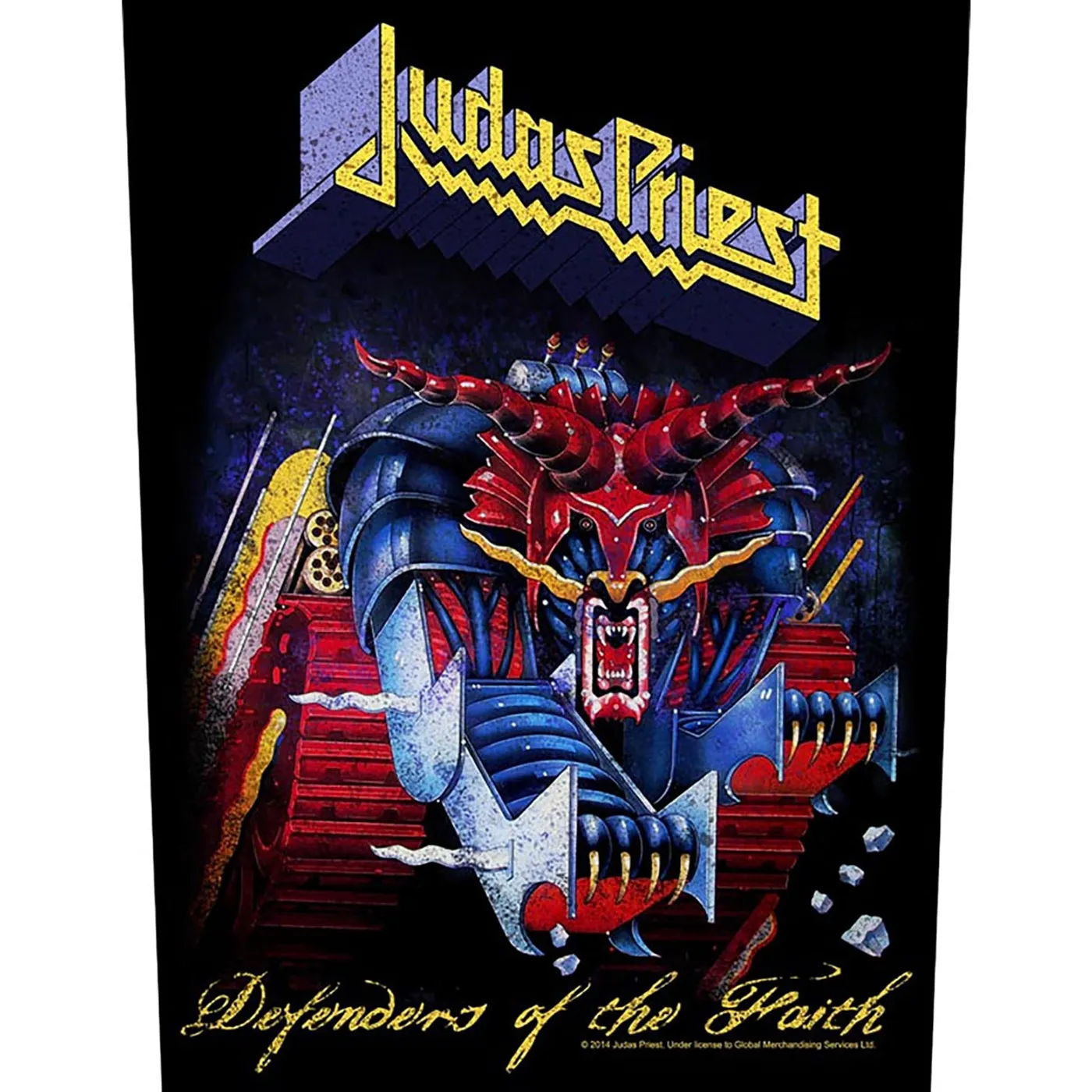 Judas Priest Back Patch - Defenders Of The Faith (Backpatch)