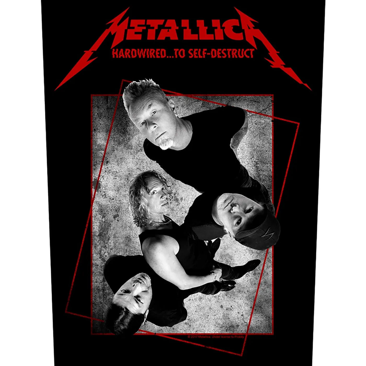 Metallica Back Patch - Hardwired Concrete (Backpatch)