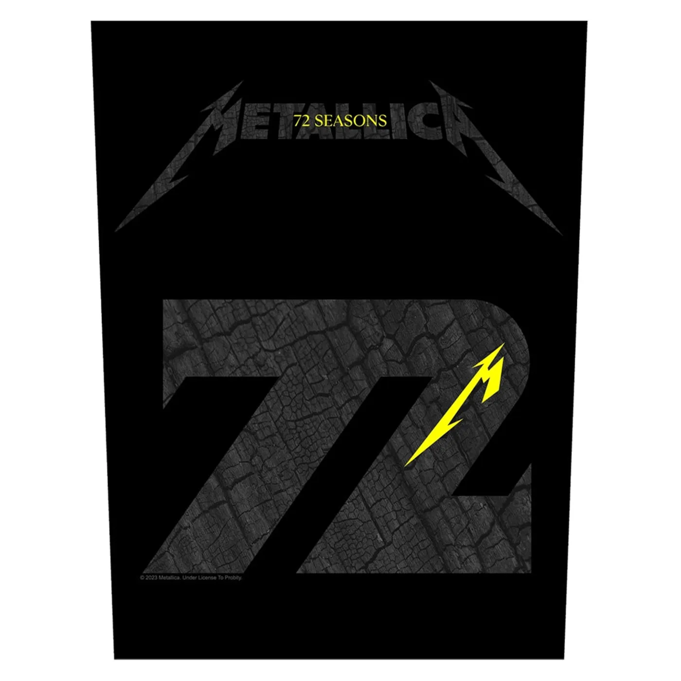 Metallica Back Patch - 72 Seasons Band (Backpatch)