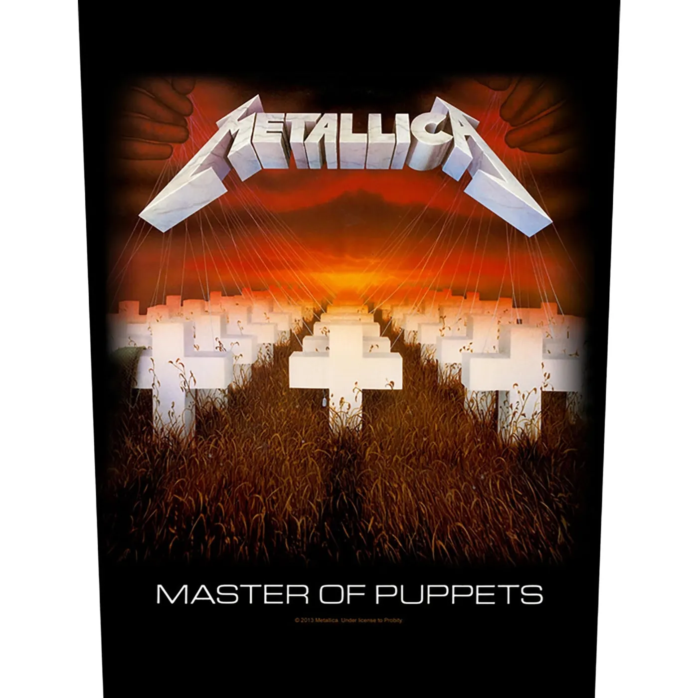 Metallica Back Patch - Master Of Puppets (Backpatch)