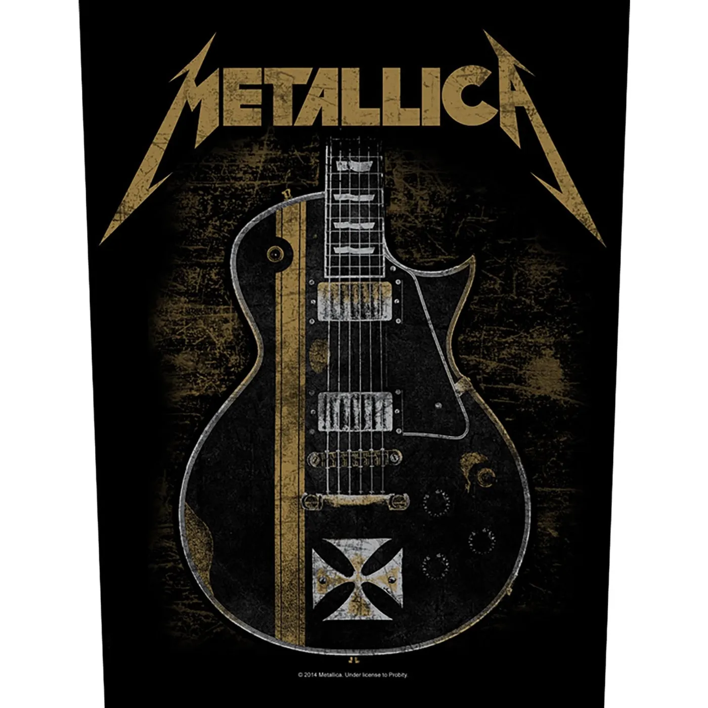 Metallica Back Patch - Hetfield Guitar (Backpatch)