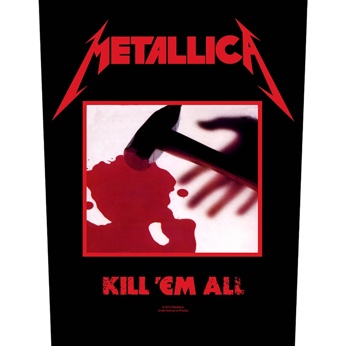 Metallica Back Patch - Kill 'Em All (Backpatch)