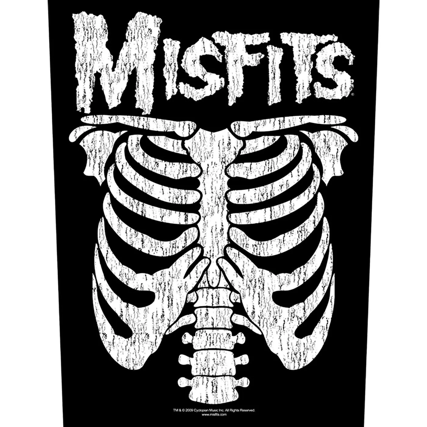 Misfits Back Patch - Ribcage (Backpatch)