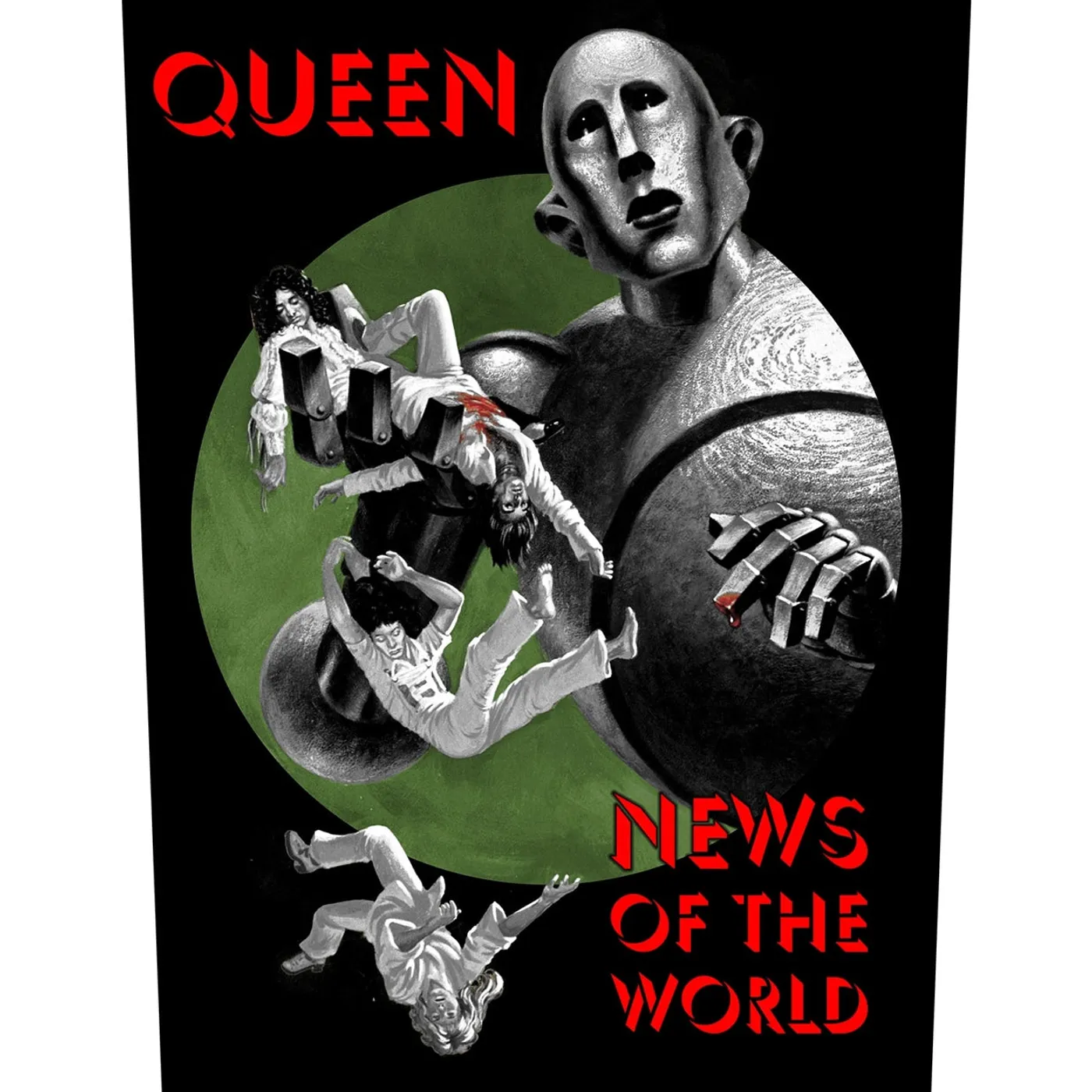 Queen Back Patch - News Of The World (Backpatch)
