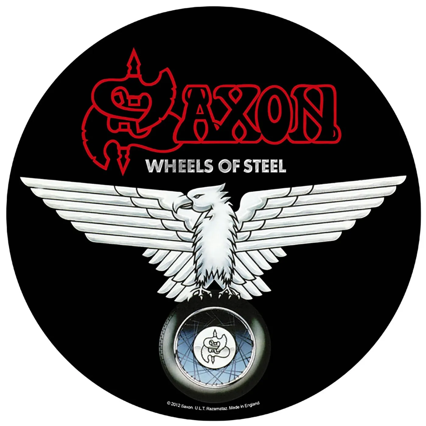 Saxon Back Patch - Wheels Of Steel (Backpatch)