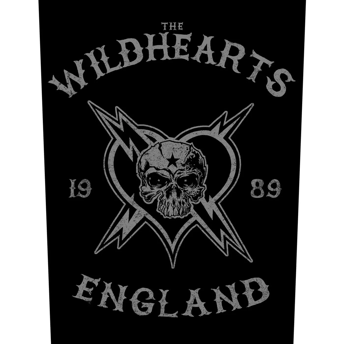 Wildhearts Back Patch - England Biker (Backpatch)