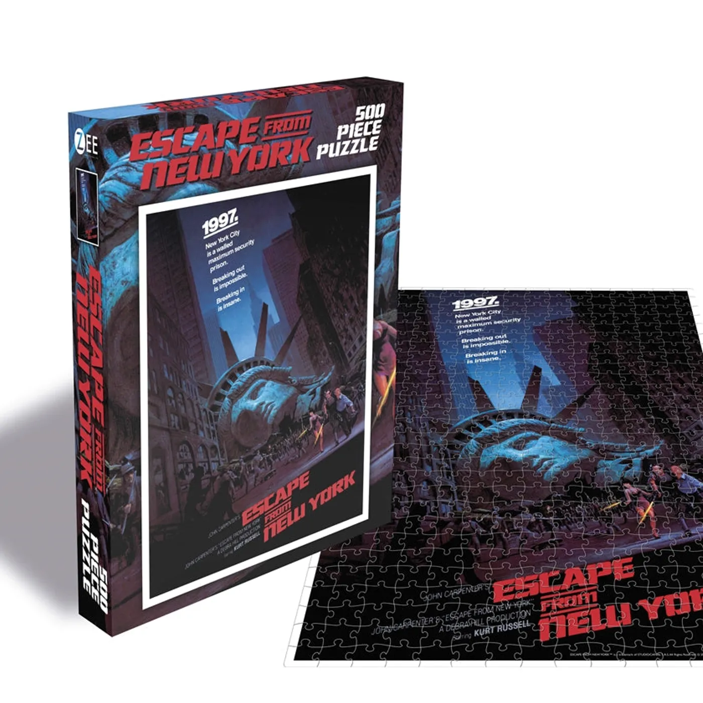 Escape From New York Puzzle - Movie Poster (500 Piece Jigsaw Puzzle)
