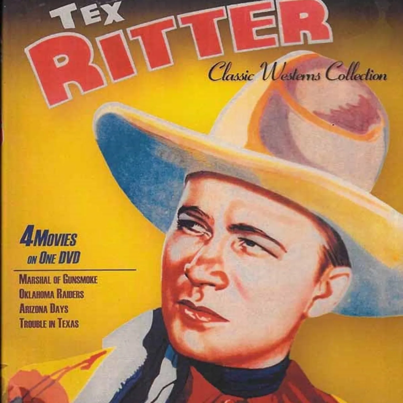 Feature Film DVD - Tex Ritter Classic Westerns - Four Feature