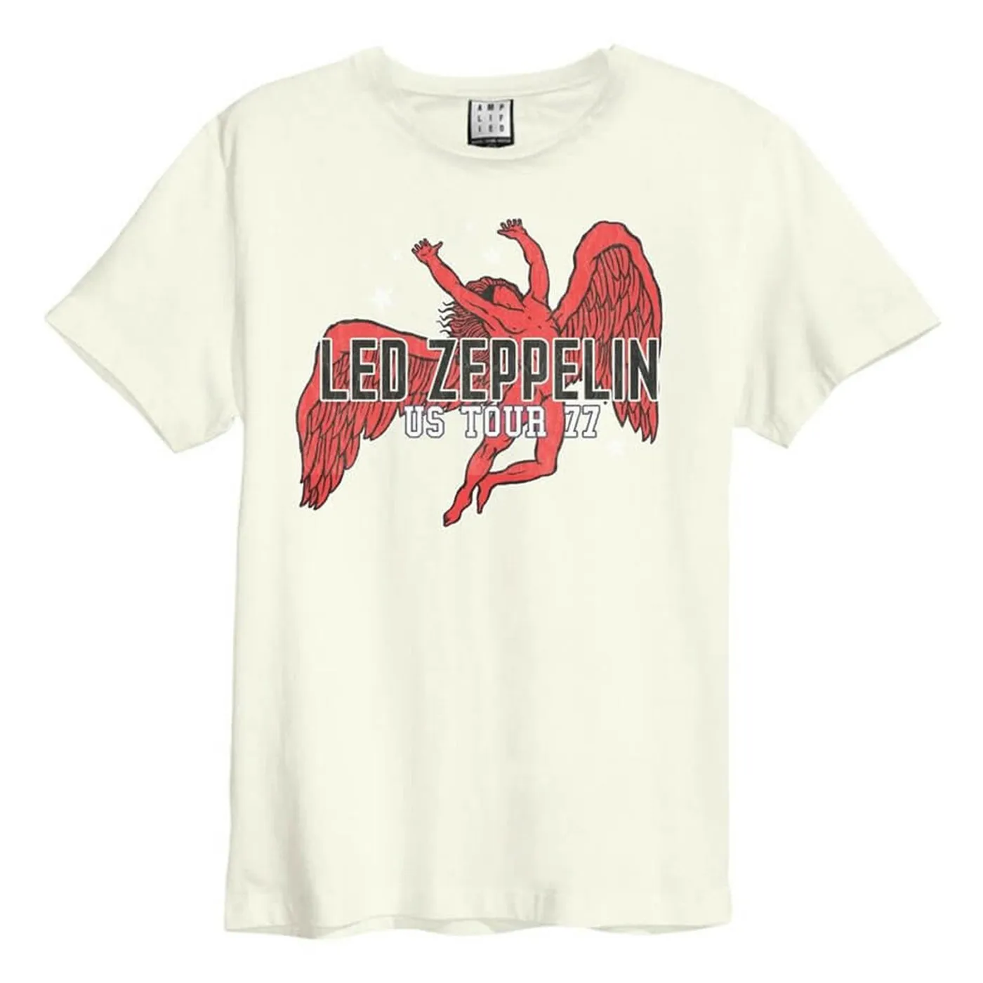 Led Zeppelin Vintage T Shirt - US Tour 77 (Icarus) Amplified